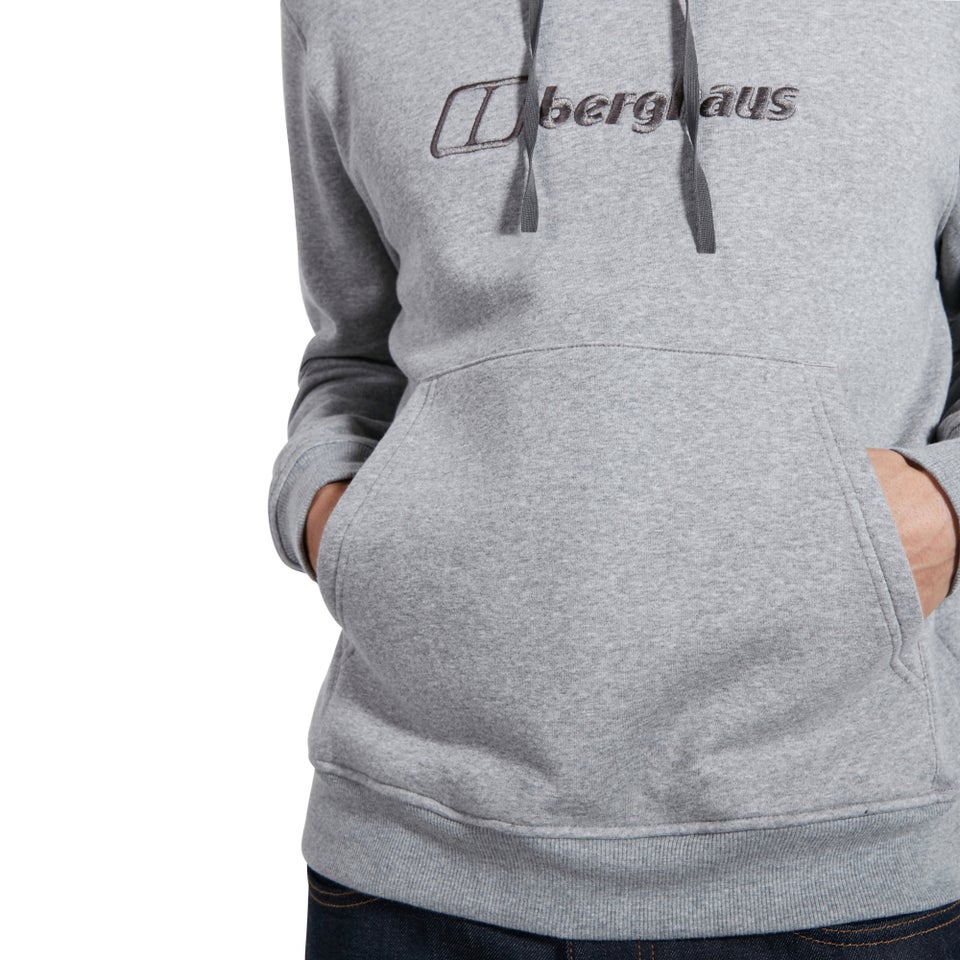 Men's Logo Hoody Dark Grey