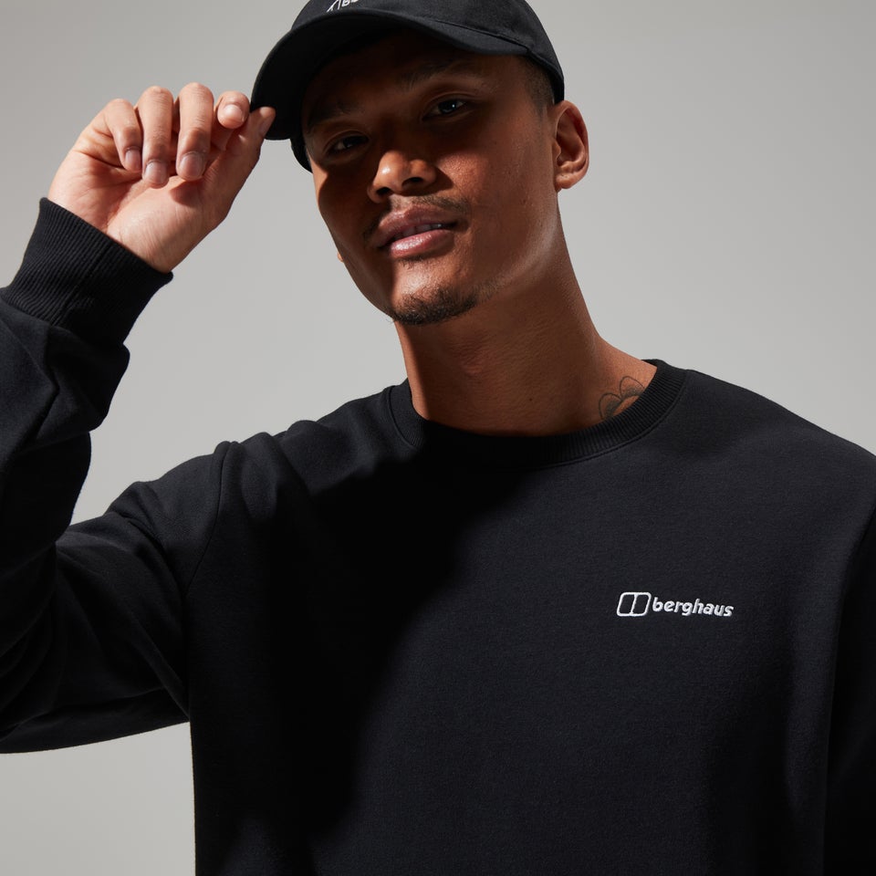 Men's Logo Crew Black