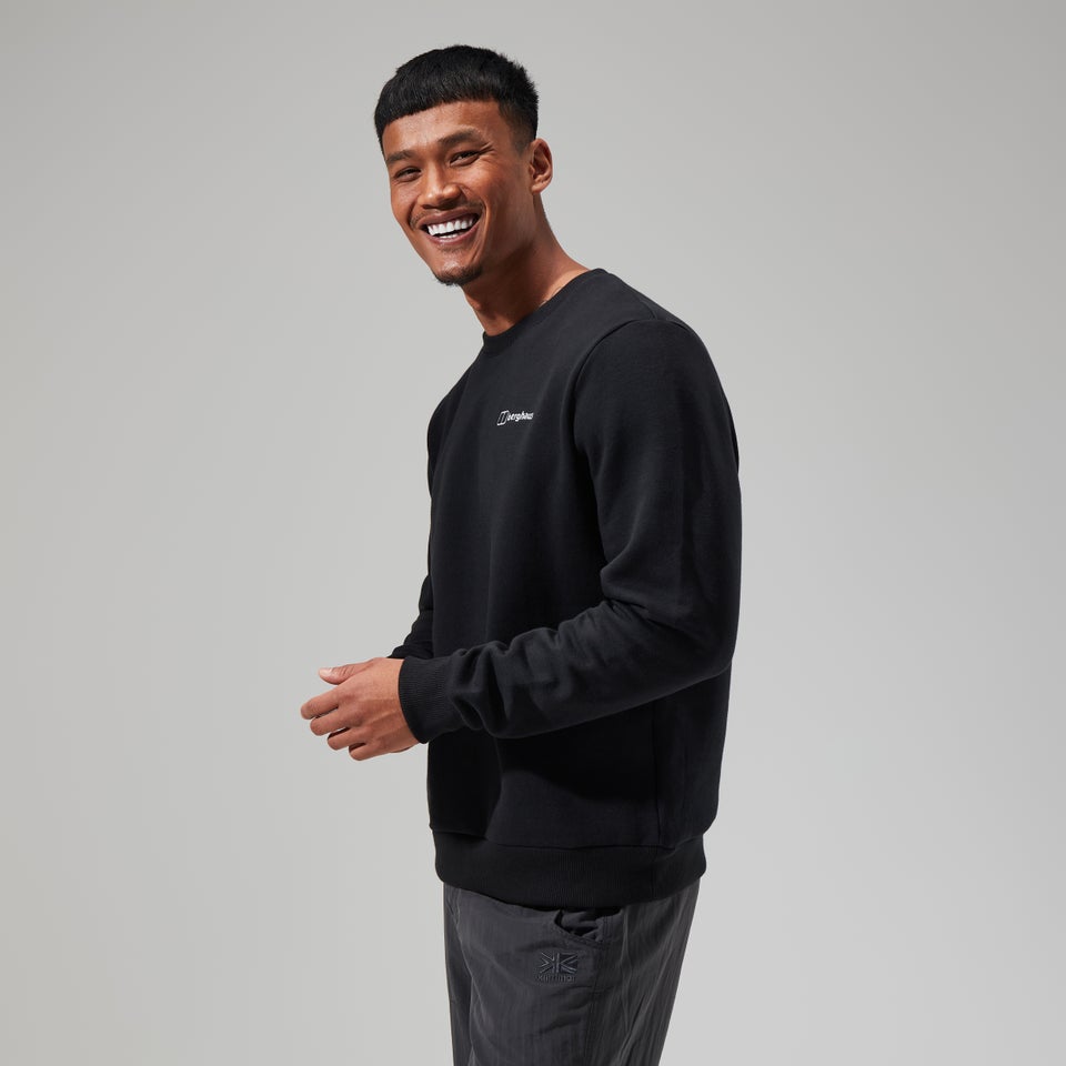 Men's Logo Crew Black