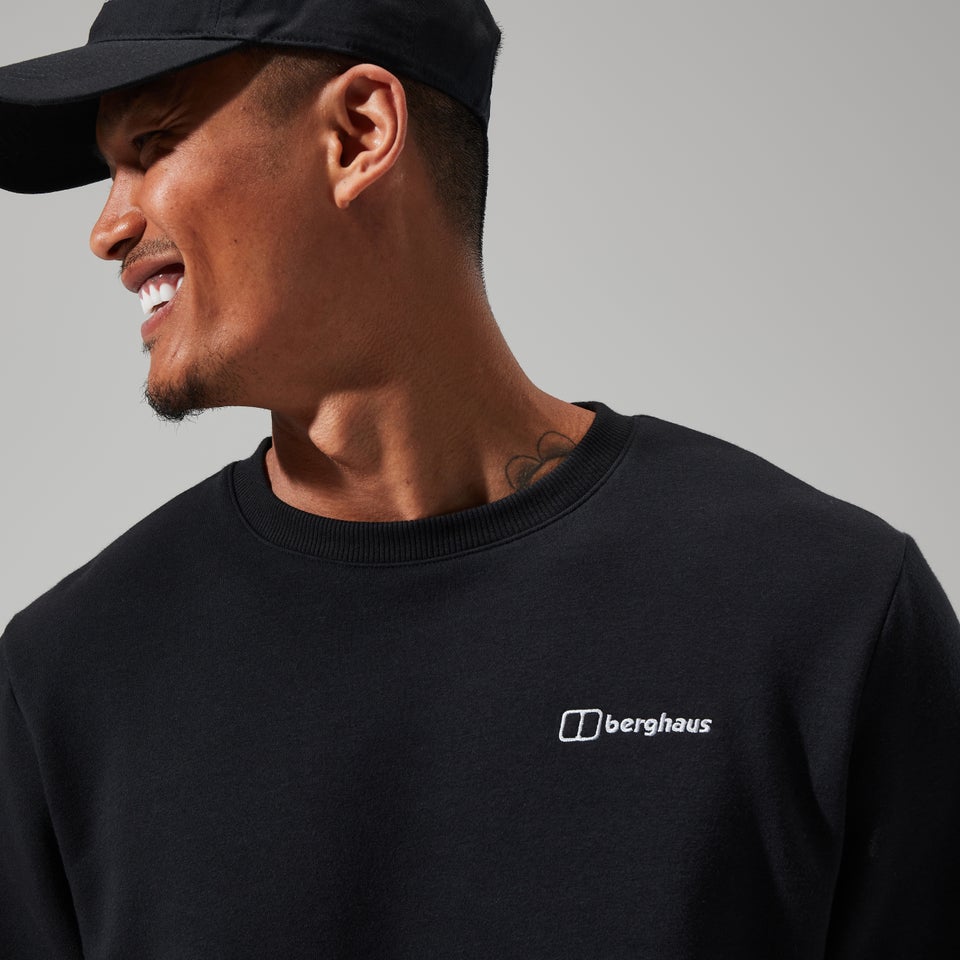 Men's Logo Crew Black