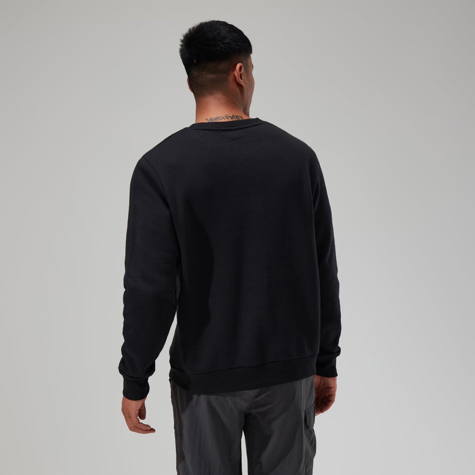 Men's Logo Crew Black