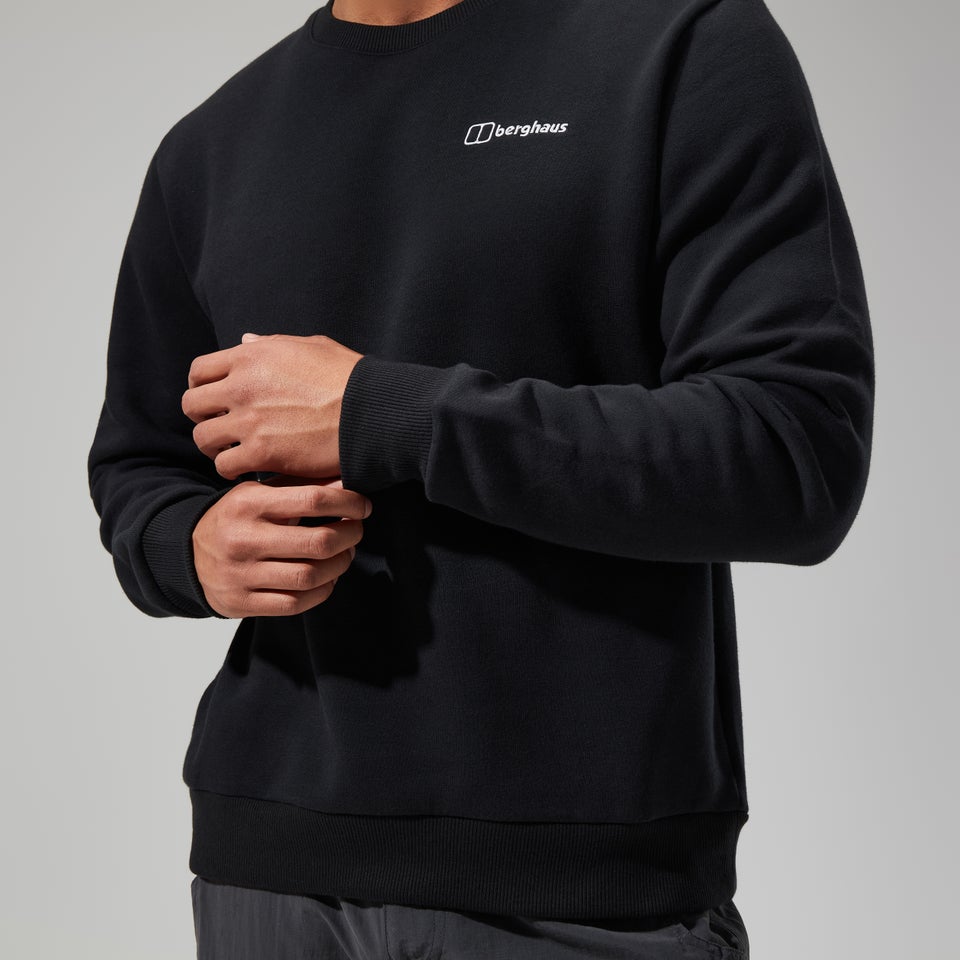 Men's Logo Crew Black