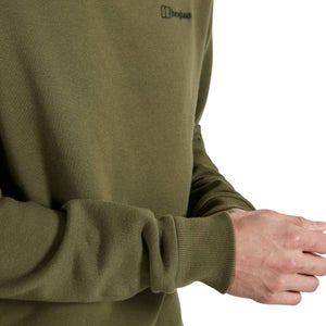 Men's Logo Crew Jumper Green
