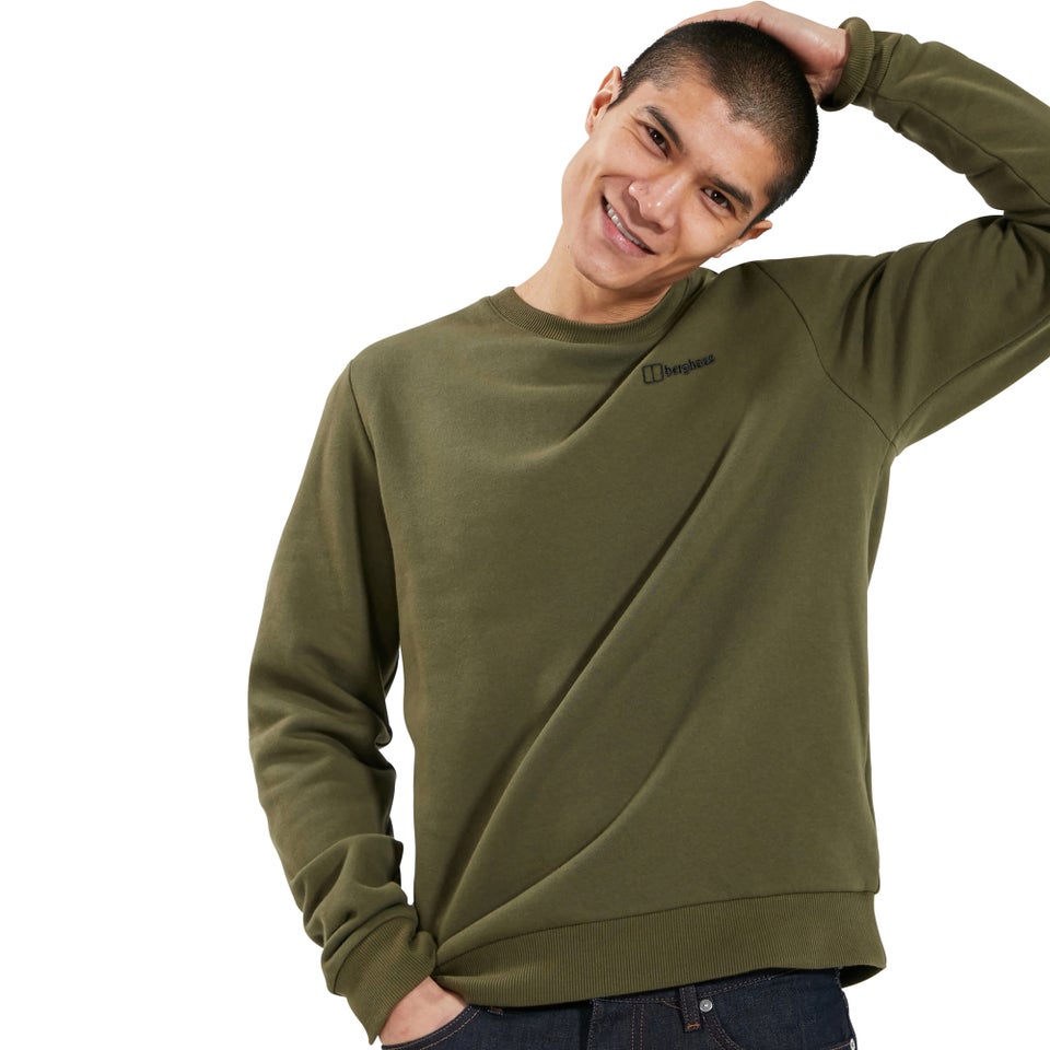 Men's Logo Crew Jumper Green