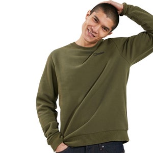 Men's Logo Crew Jumper Green