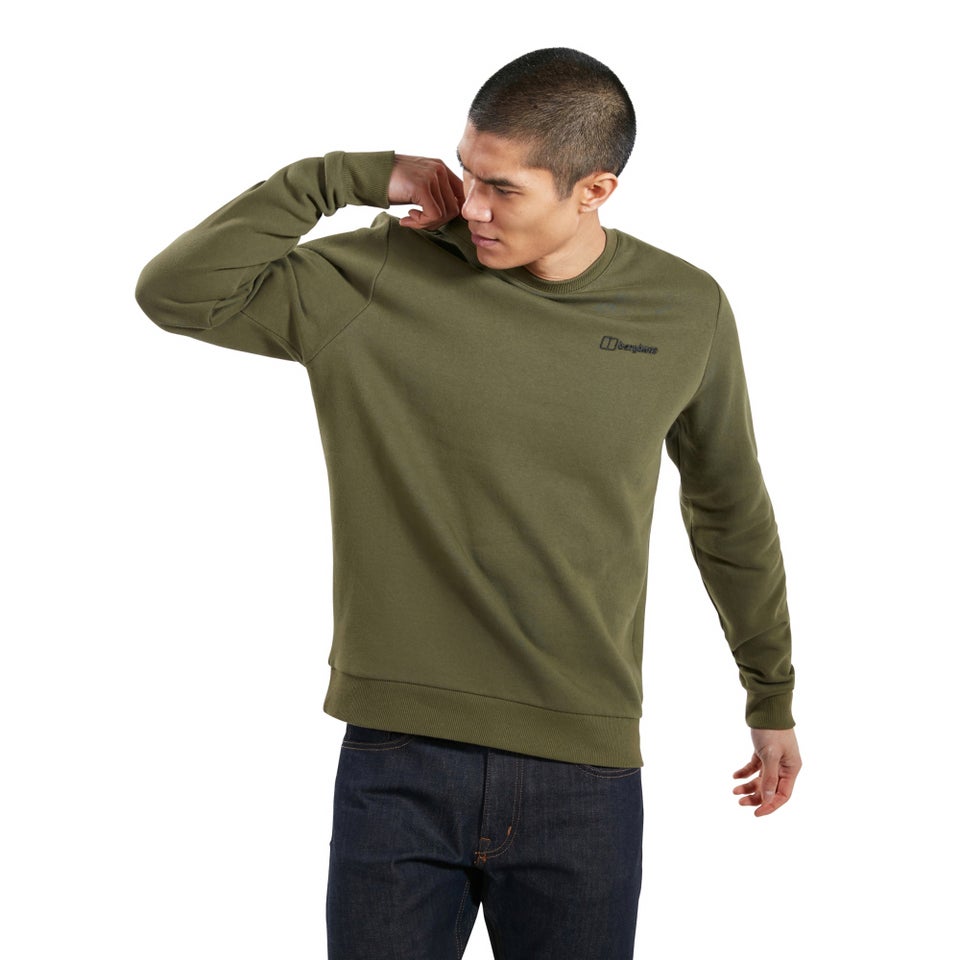 Men's Logo Crew Jumper Green