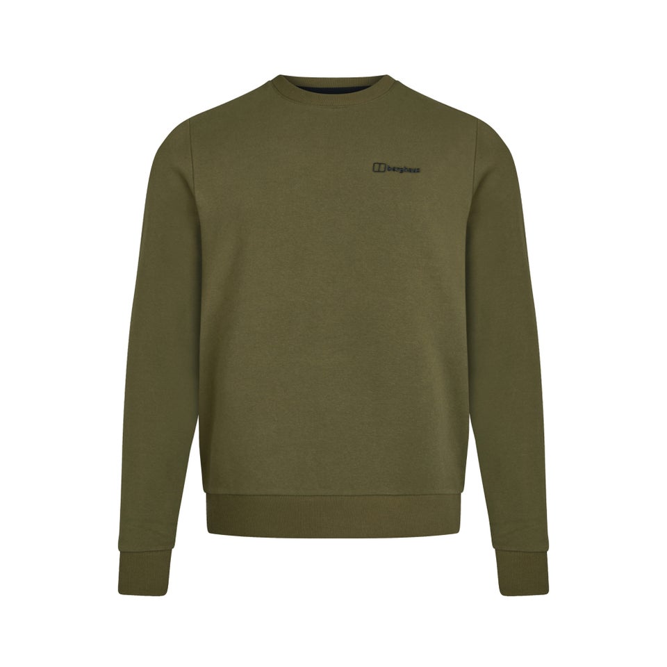 Men's Logo Crew Jumper Green