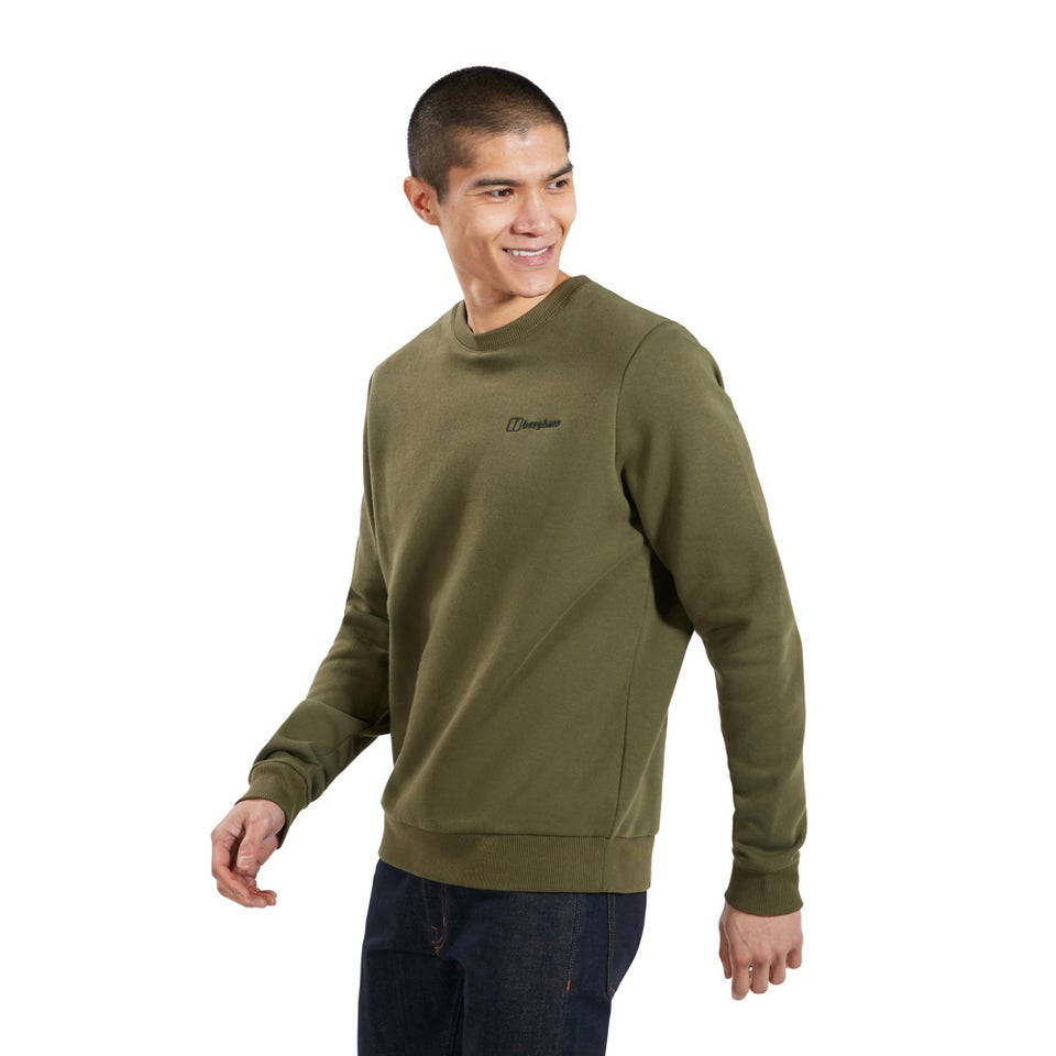 Men's Logo Crew Jumper Green