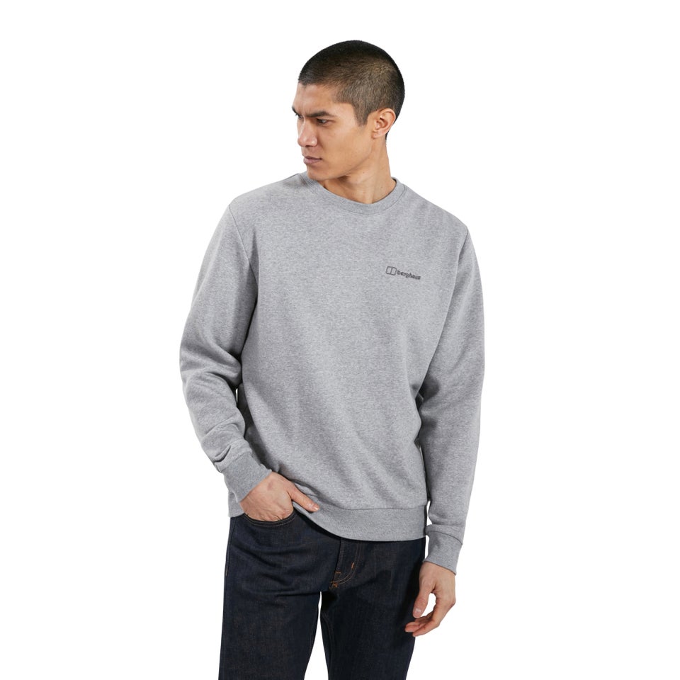 Men's Logo Crew Jumper Grey