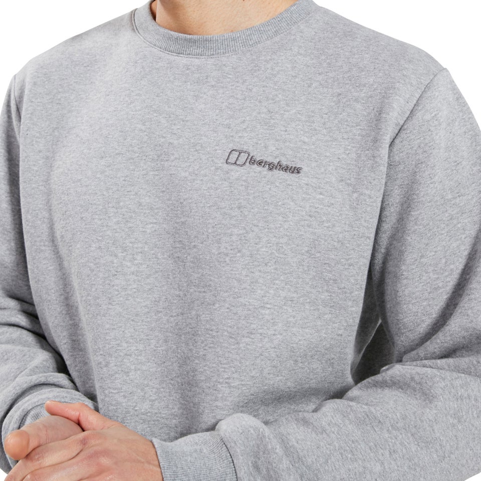 Men's Logo Crew Jumper Grey