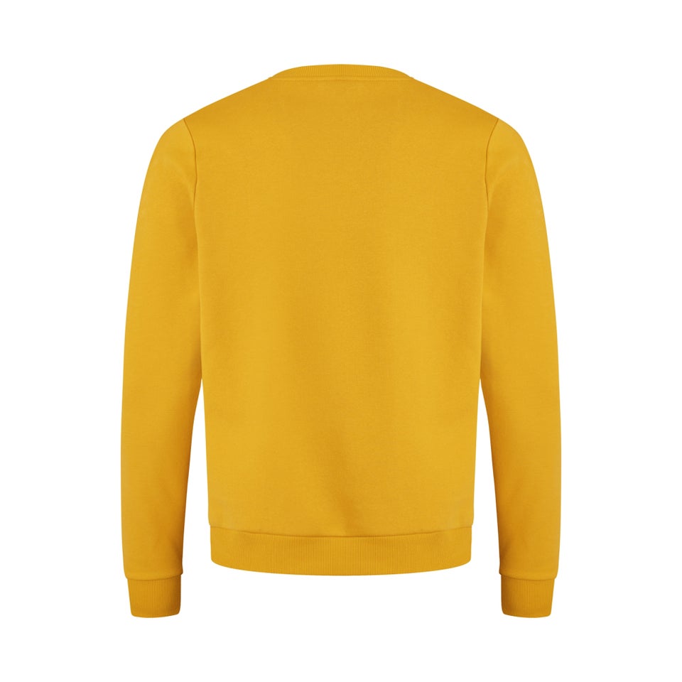 Men's Logo Crew Jumper Yellow