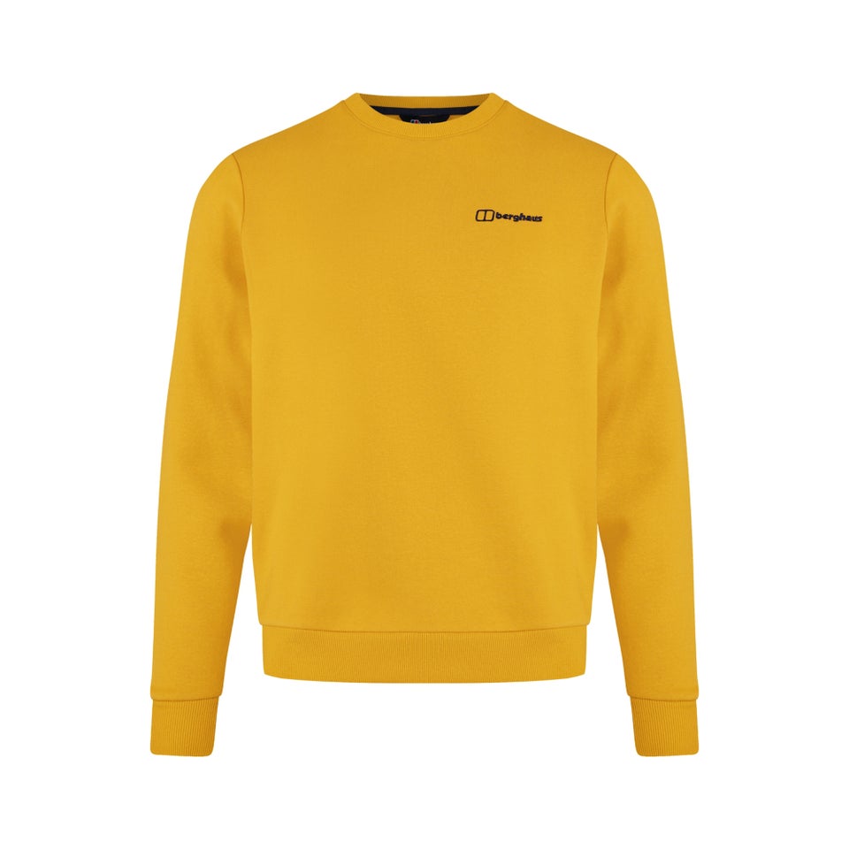 Men's Logo Crew Jumper Yellow