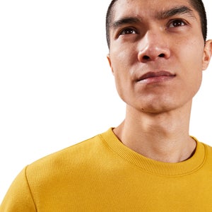 Men's Logo Crew Jumper Yellow