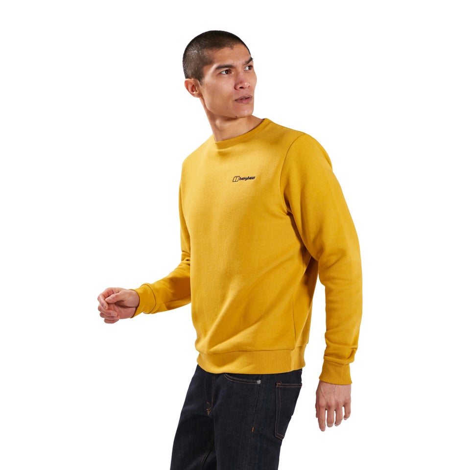 Men's Logo Crew Jumper Yellow