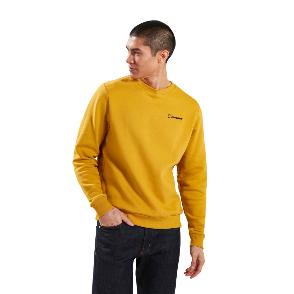 Men's Logo Crew Jumper Yellow