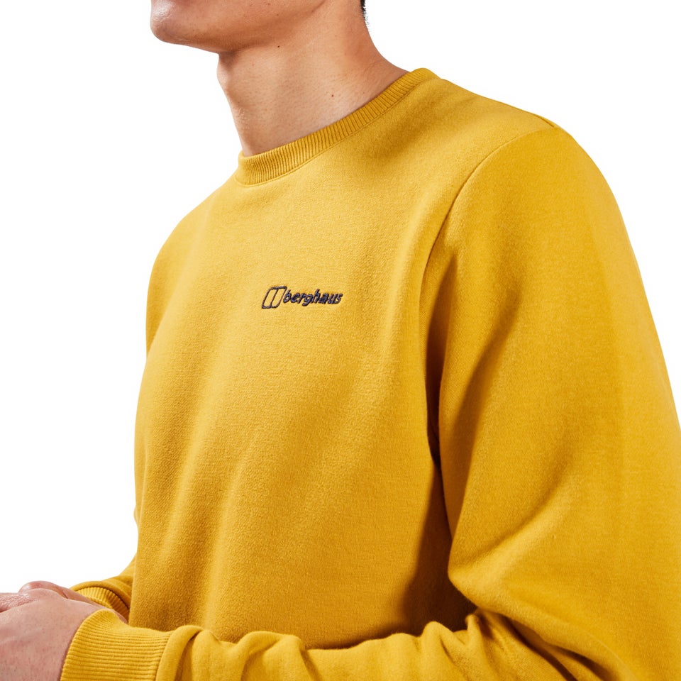 Men's Logo Crew Jumper Yellow