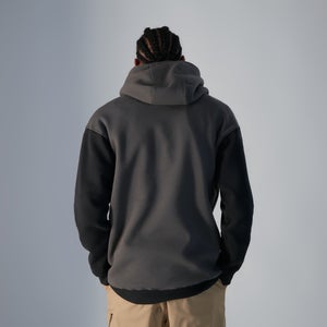 Unisex Oversized Block Hoody - Grey/Black