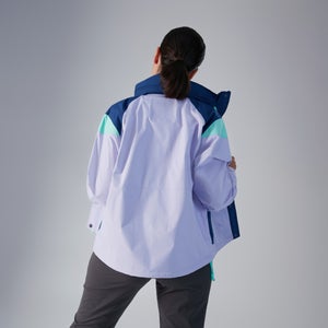 Women's Mayeurvate Short Waterproof Jacket - Purple / Blue