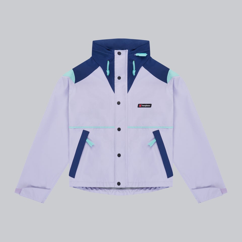 Women's Mayeurvate Short Waterproof Jacket - Purple / Blue