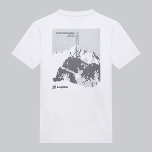 Unisex Kanchenjunga Static T-Shirts - White