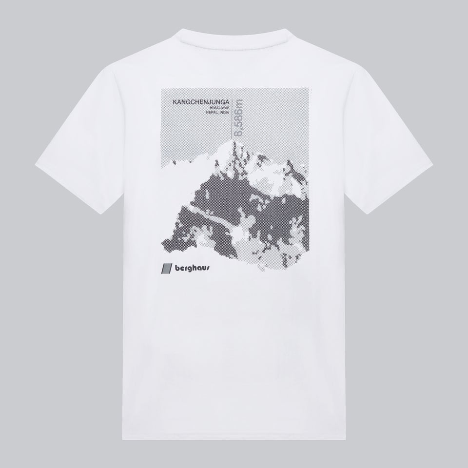 Unisex Kanchenjunga Static T-Shirts - White