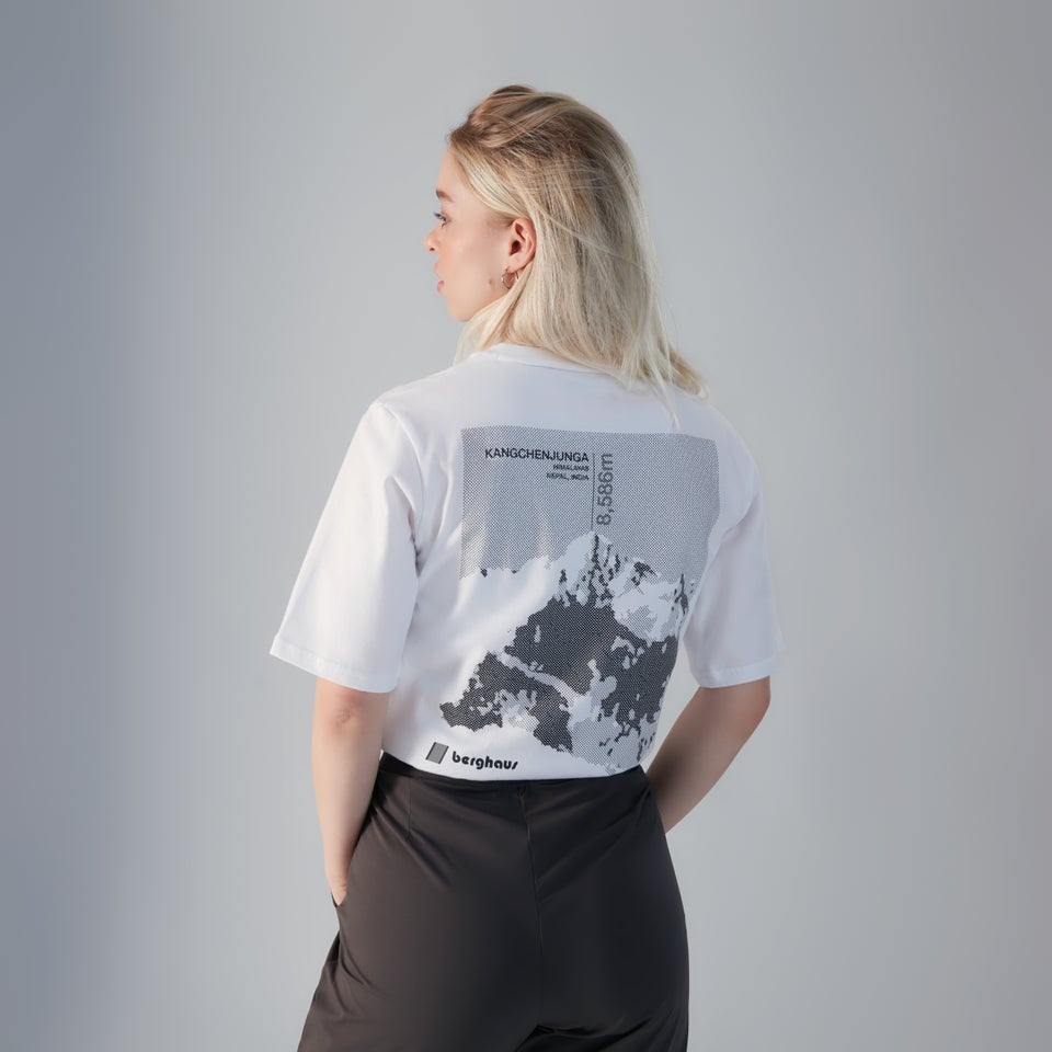 Unisex Kanchenjunga Static T-Shirts - White