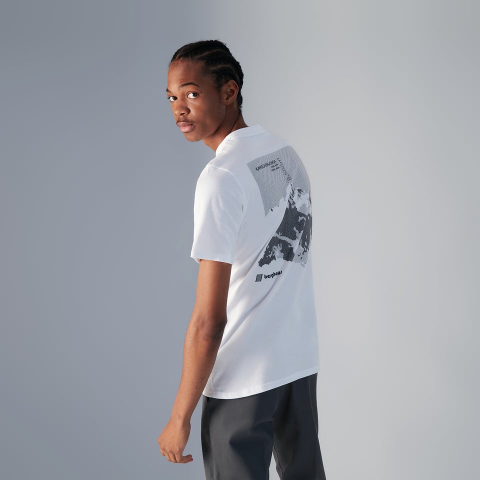 Unisex Kanchenjunga Static T-Shirts - White