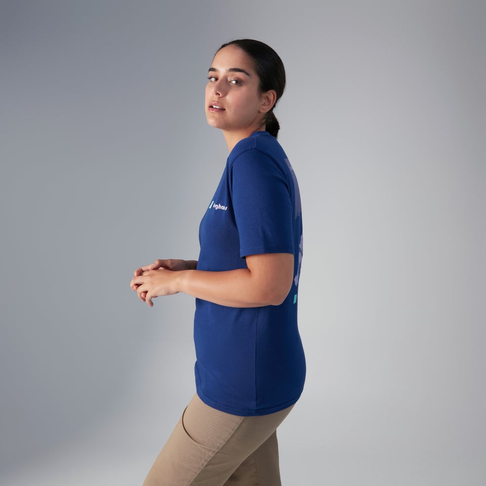 Unisex Kanchenjunga Static T-Shirt - Blue