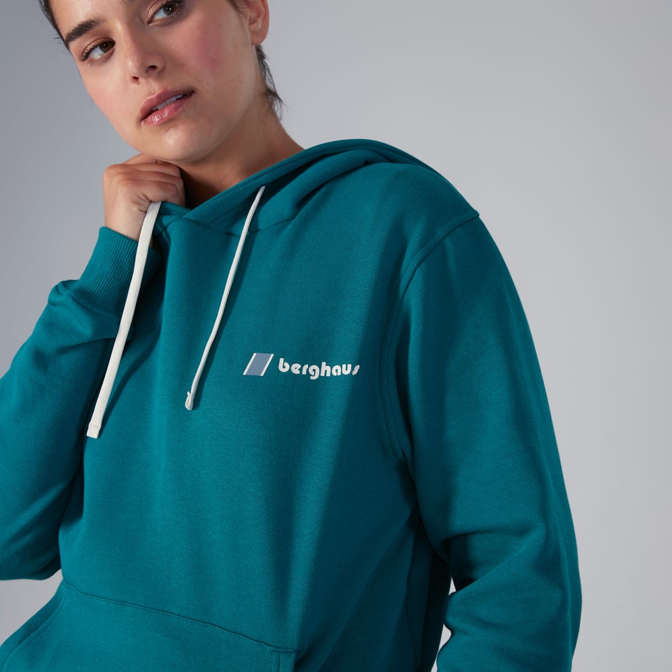 Unisex Heritage Small Logo Hoody - Green