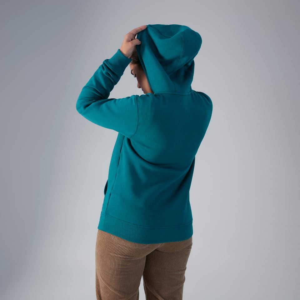 Unisex Heritage Small Logo Hoody - Green