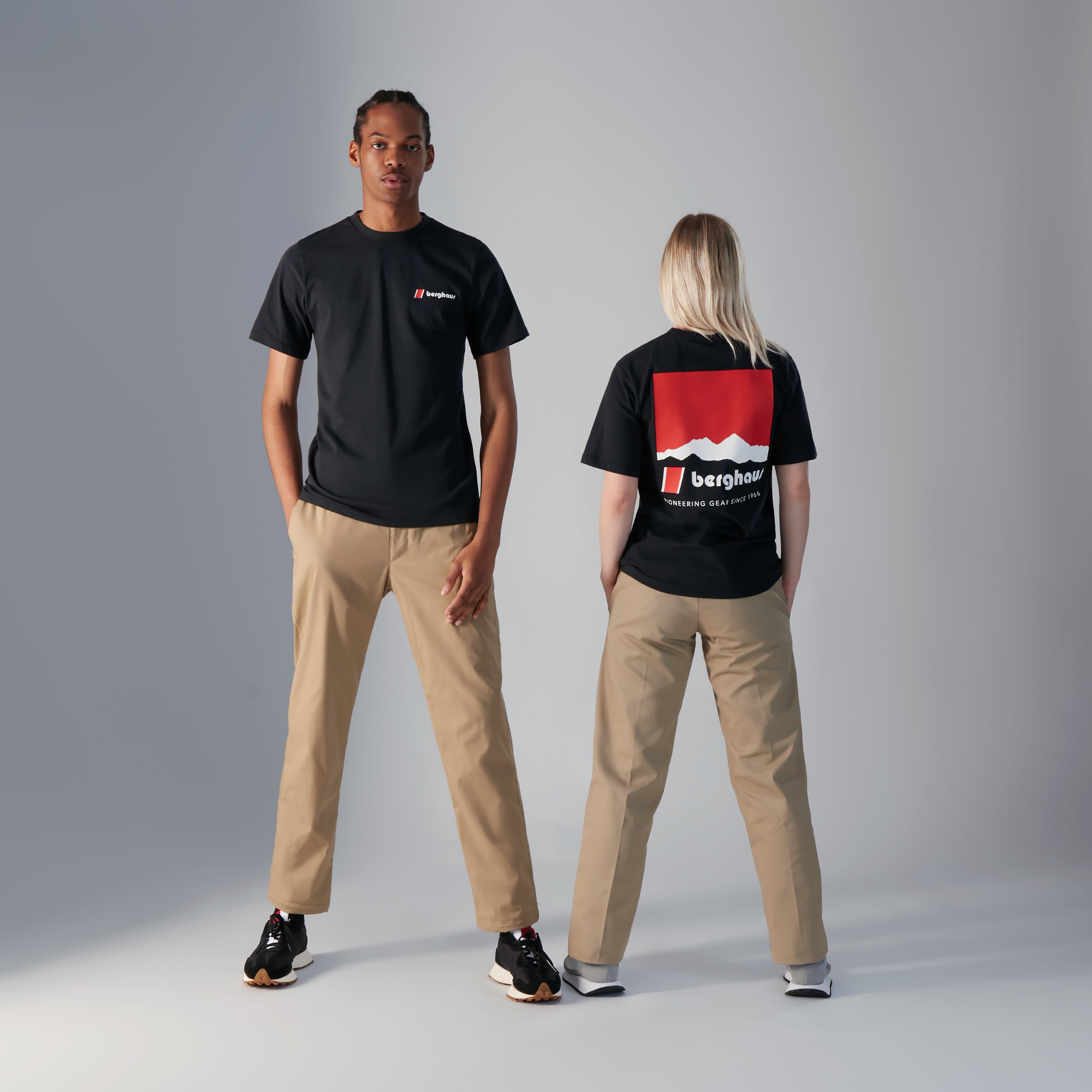 Unisex Skyline Lhotse T-Shirts - Black | Berghaus