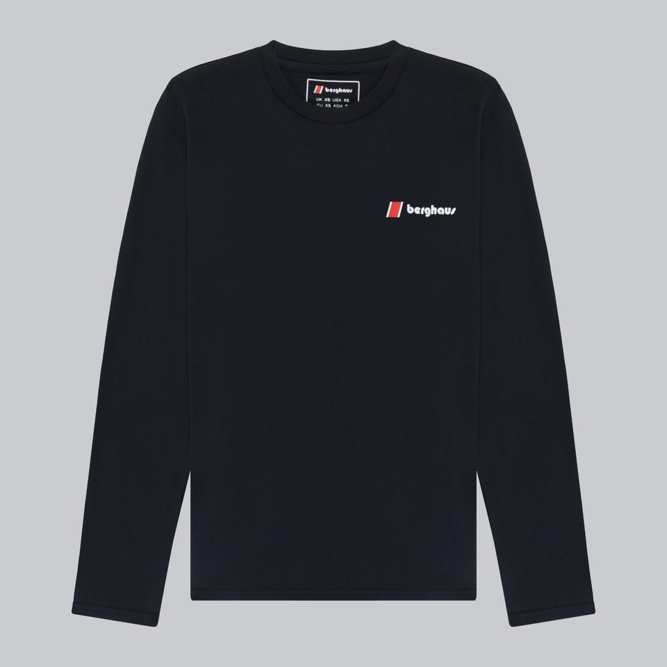 Unisex Heritage F&B Logo Long Sleeve T-Shirts - Black