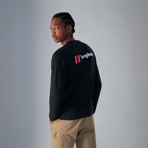 Unisex Heritage F&B Logo Long Sleeve T-Shirts - Black