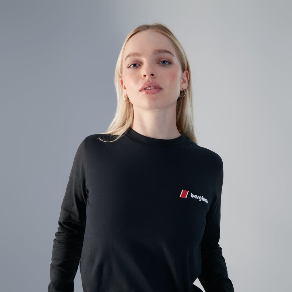 Unisex Heritage F&B Logo Long Sleeve T-Shirts - Black