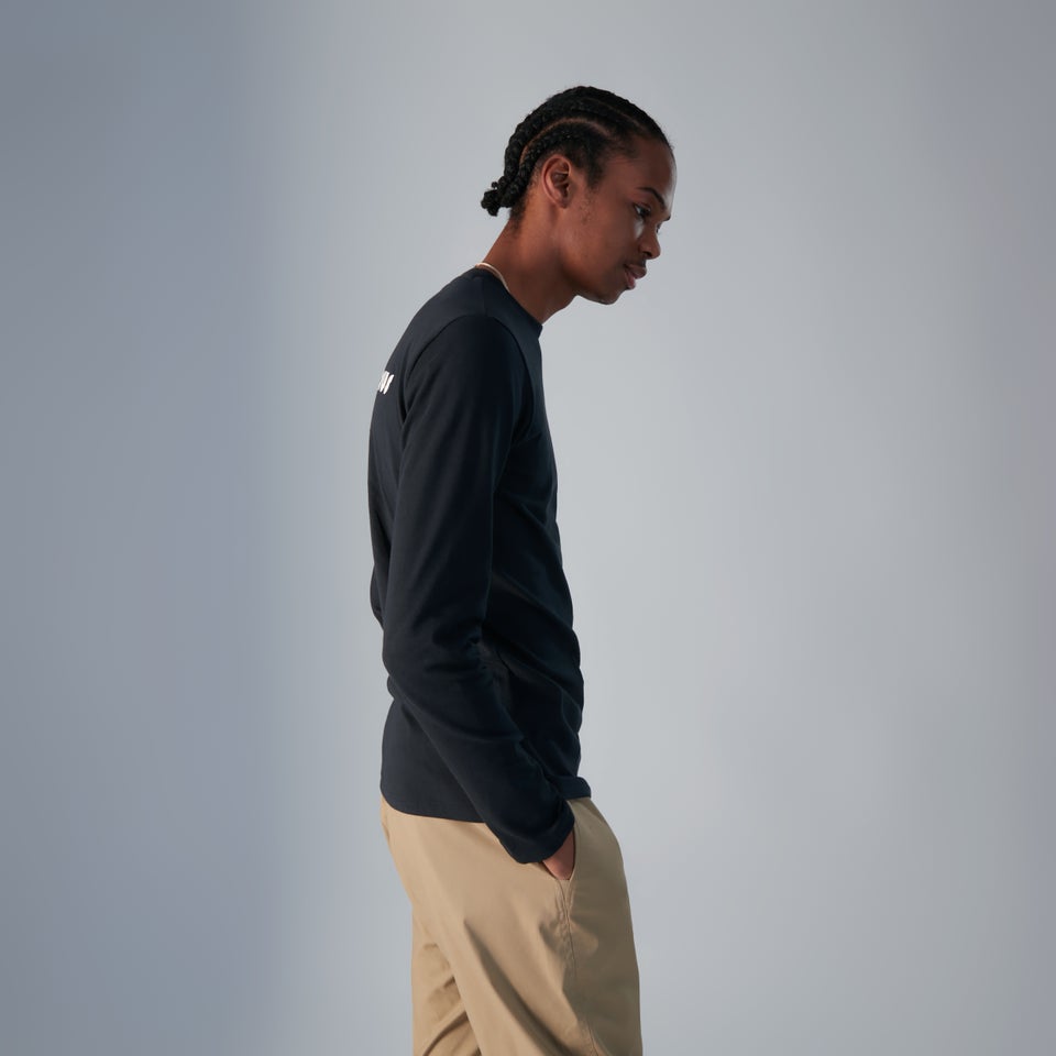 Unisex Heritage F&B Logo Long Sleeve T-Shirts - Black