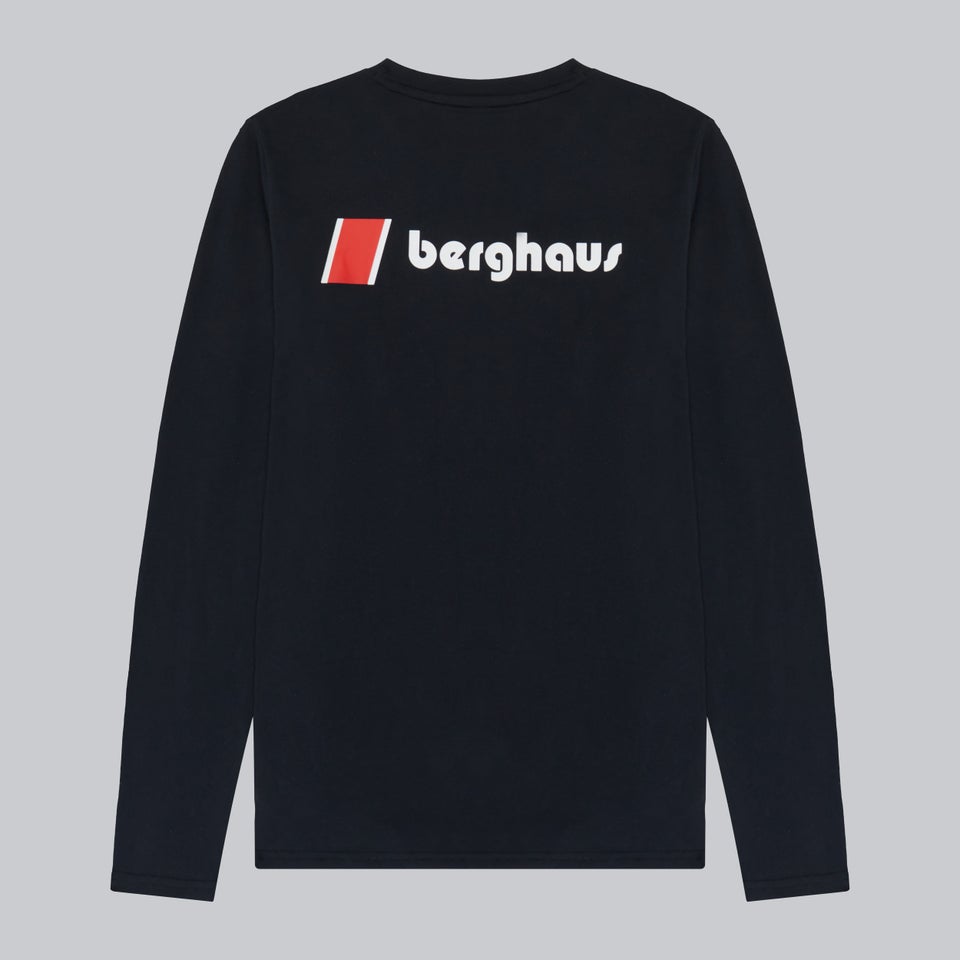 Unisex Heritage F&B Logo Long Sleeve T-Shirts - Black