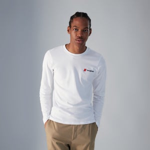 Unisex Heritage F&B Logo Long Sleeve T-Shirts - White