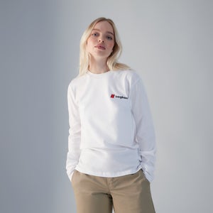 Unisex Heritage F&B Logo Long Sleeve T-Shirts - White