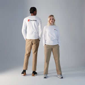 Unisex Heritage F&B Logo Long Sleeve T-Shirts - White