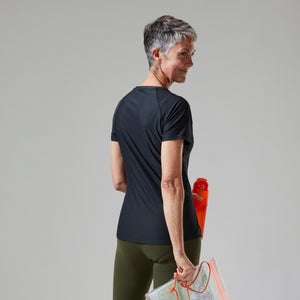 Women's 24/7 Tech Tee Super Stretch Crew - Black