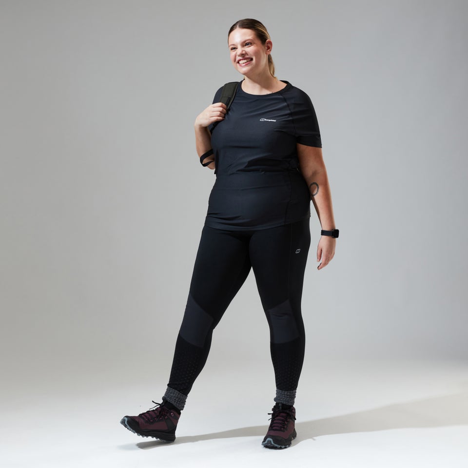 Women's 24/7 Tech Tee Super Stretch Crew - Black