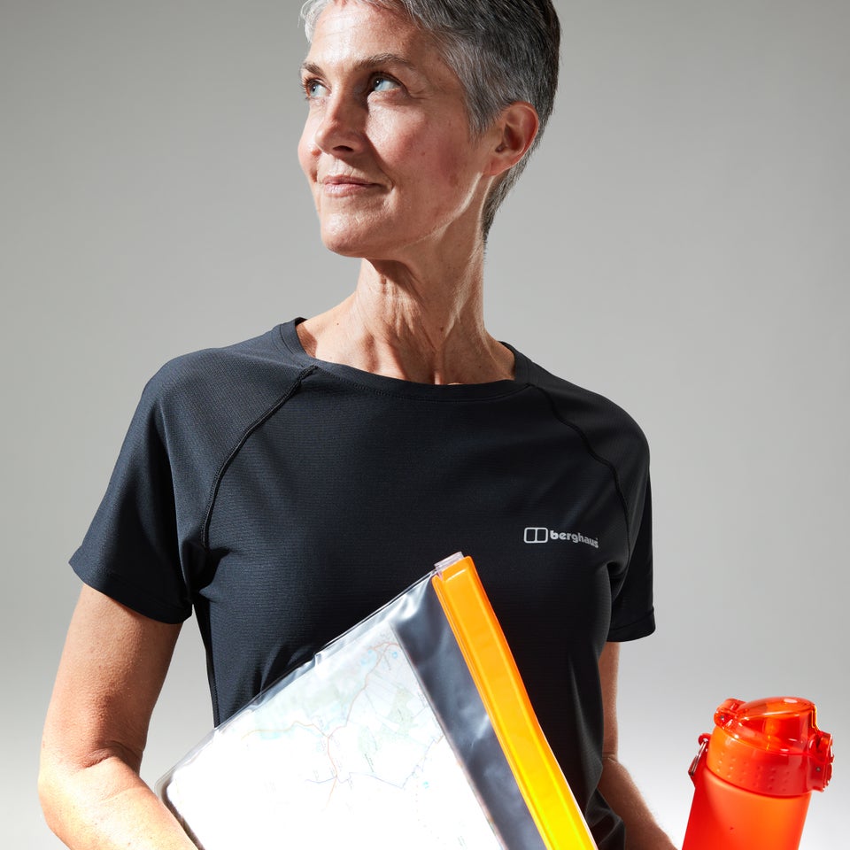 Women's 24/7 Tech Tee Super Stretch Crew - Black