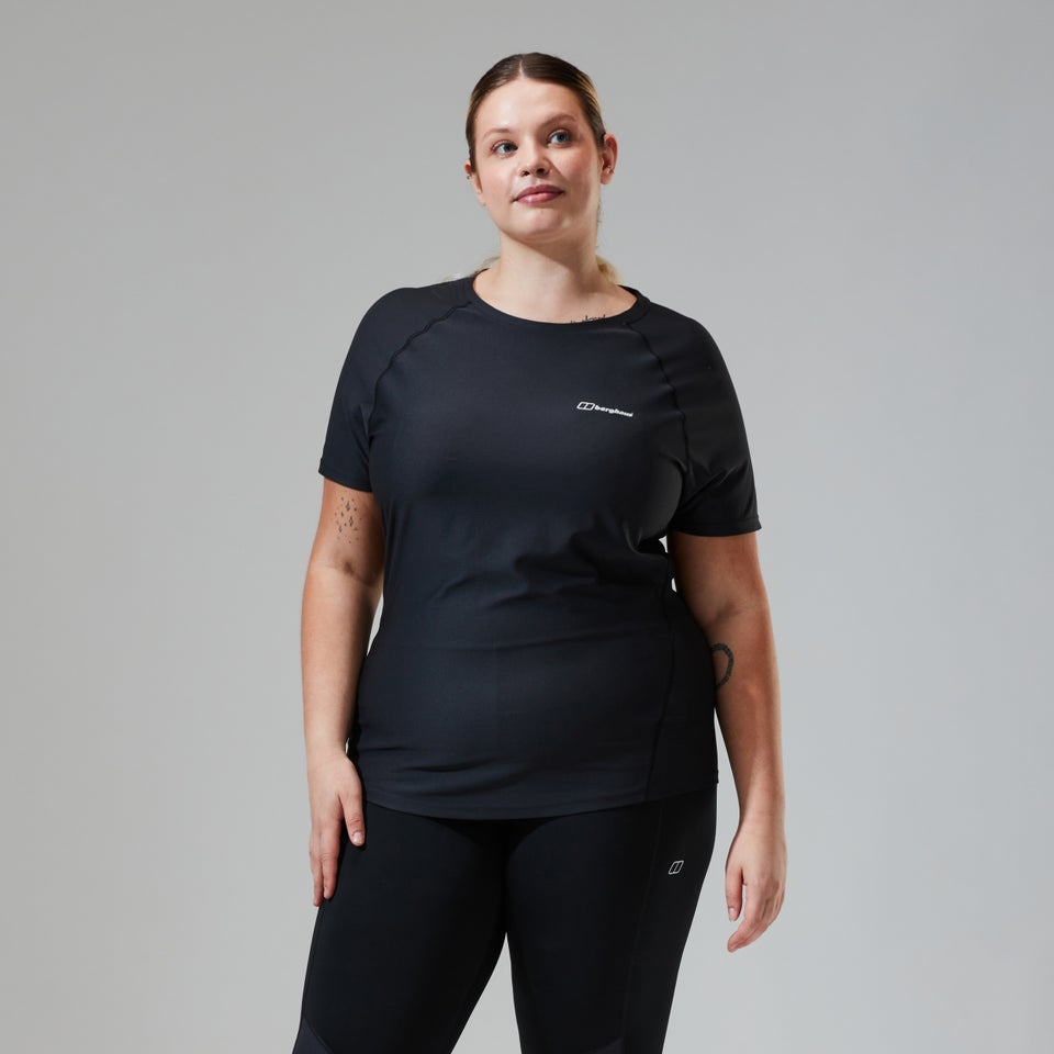 Women's 24/7 Tech Tee Super Stretch Crew - Black