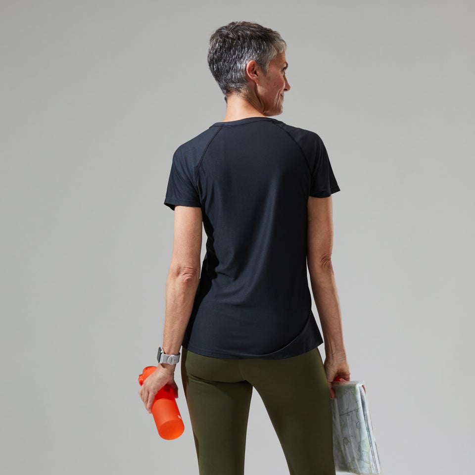 Women's 24/7 Tech Tee Super Stretch Crew - Black