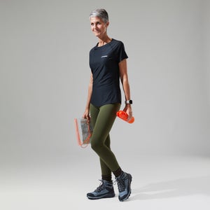 Women's 24/7 Tech Tee Super Stretch Crew - Black