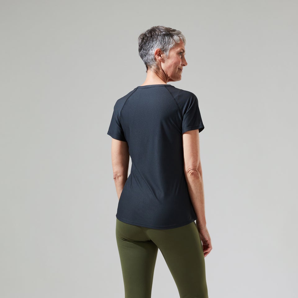 Women's 24/7 Tech Tee Super Stretch Crew - Black