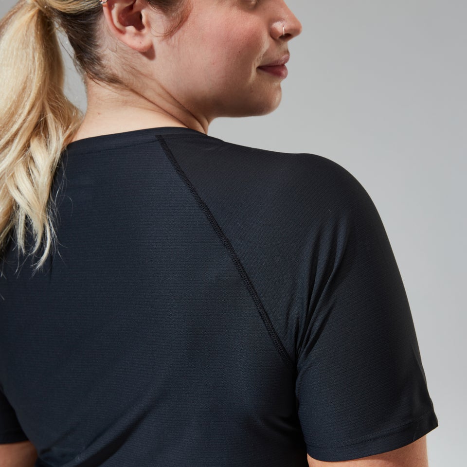 Women's 24/7 Tech Tee Super Stretch Crew - Black