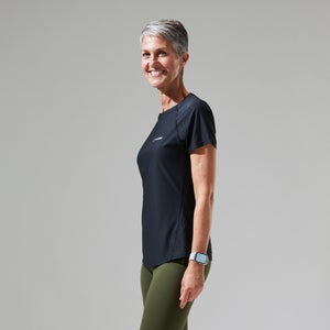 Women's 24/7 Tech Tee Super Stretch Crew - Black