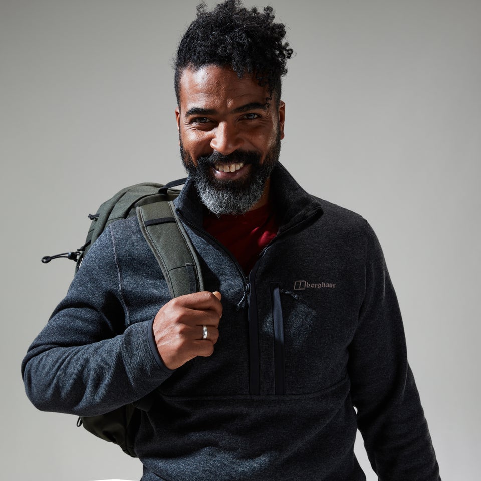 Men's Carnell Half Zip - Black