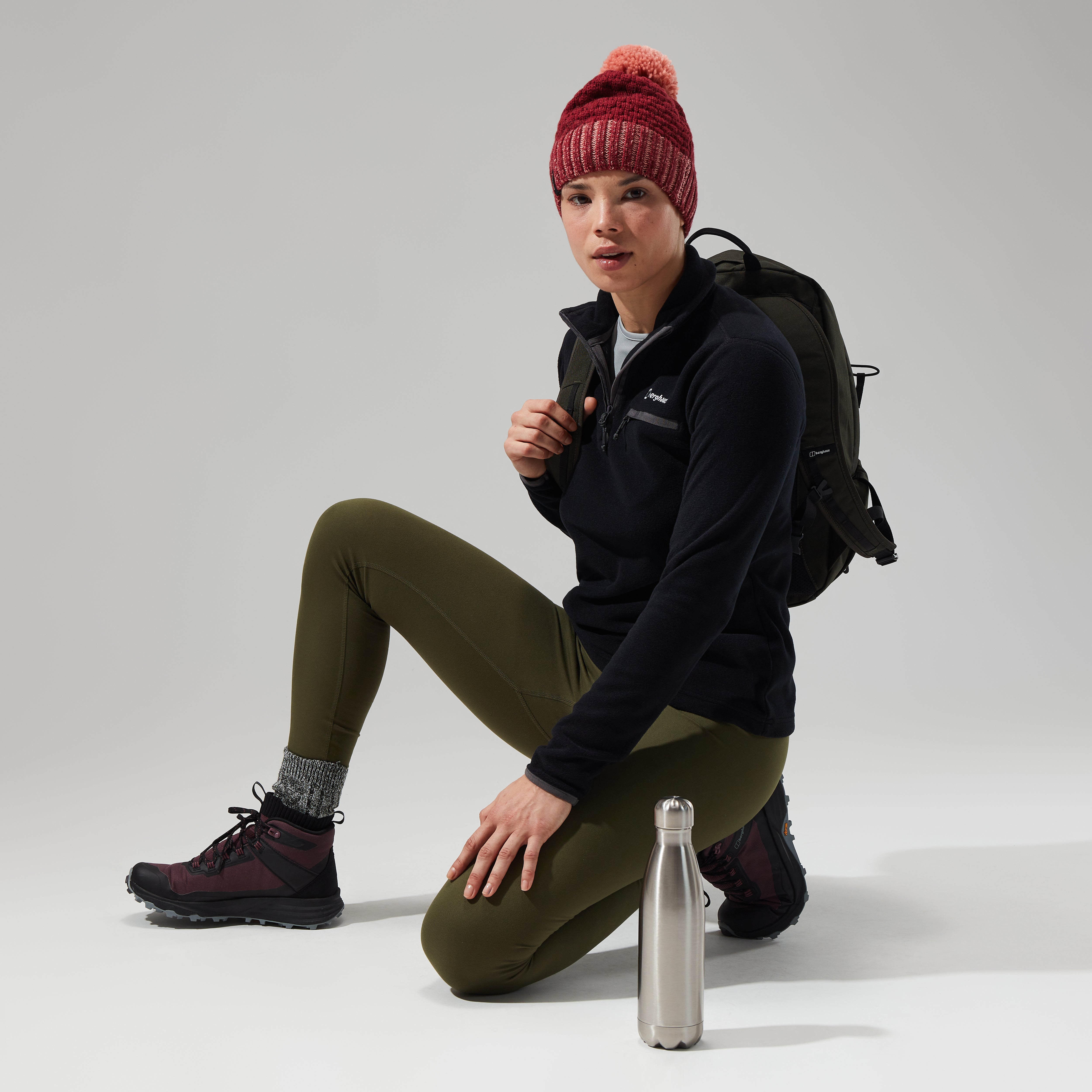 Women's Prism 2.0 Micro Half Zip - Black/Black | Berghaus